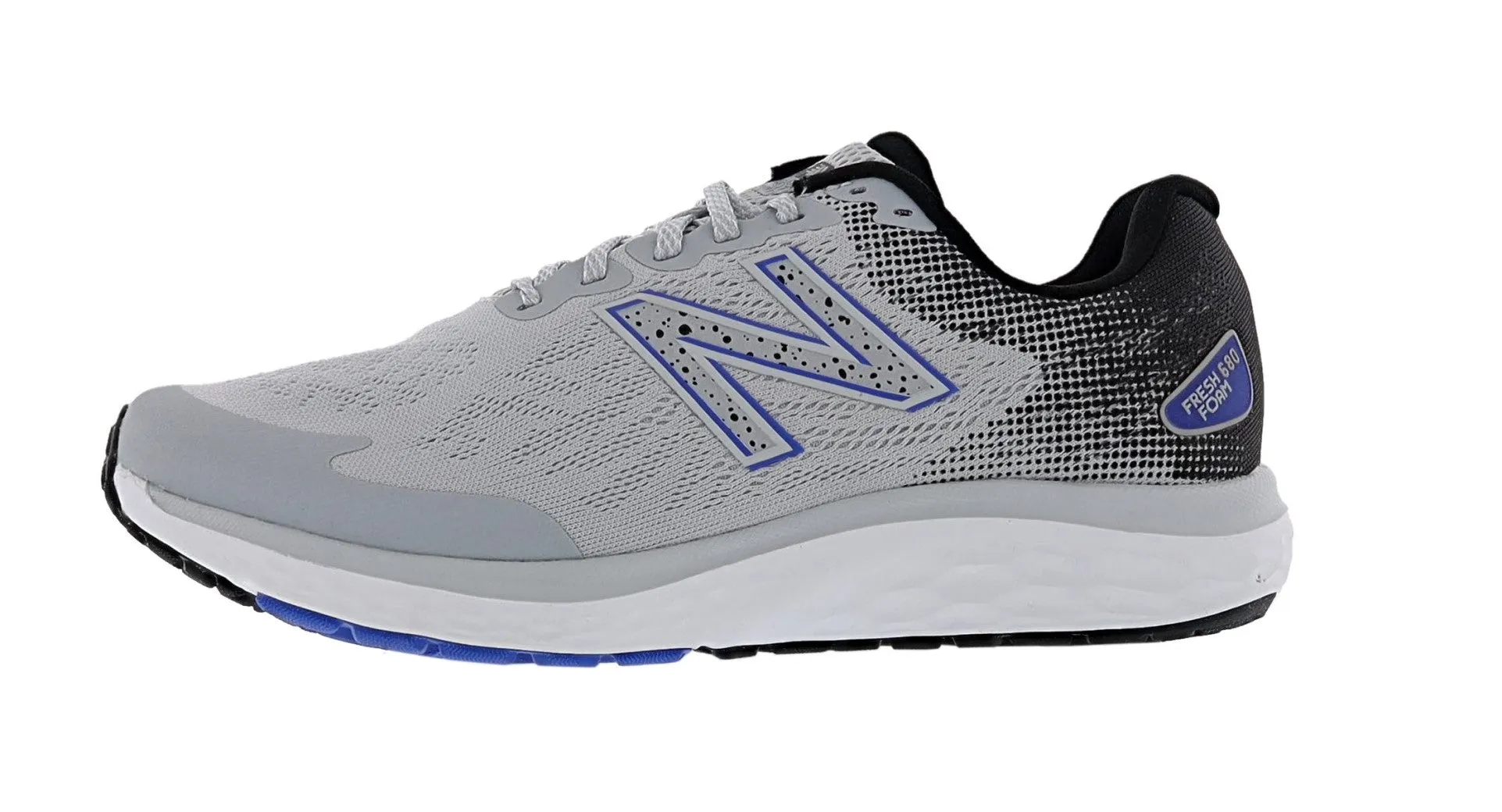 New Balance Men's 680 v7 2E Lightweight Cushioning Running Shoes Secure fit