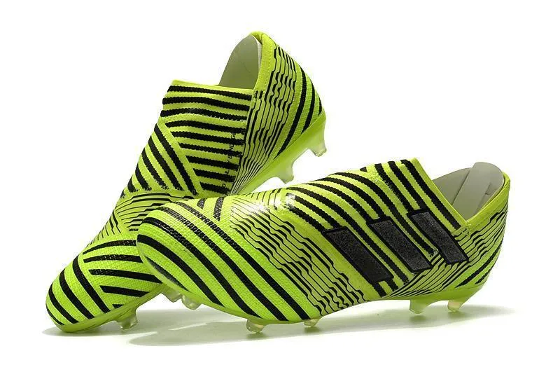 Support Step New Adidas Nemeziz FG Agility TPU Soccer Cleats Shoes Yellow Black