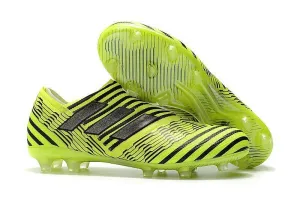 Secure Base Moisture wicking New Adidas Nemeziz FG Agility TPU Soccer Cleats Shoes Yellow Black