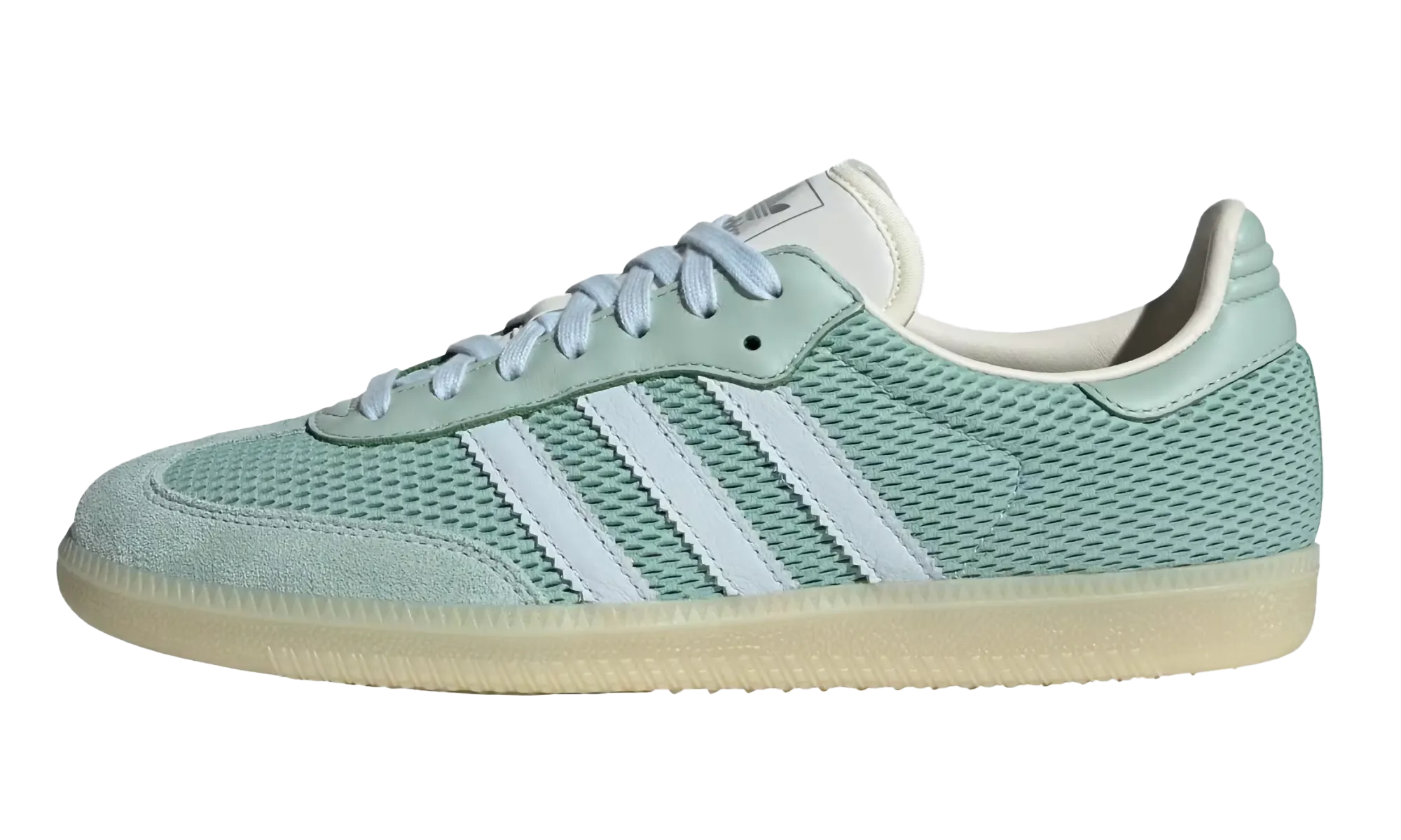 Sustainable Production Process Soft Texture Samba OG "Hazy Green Sky Tint"