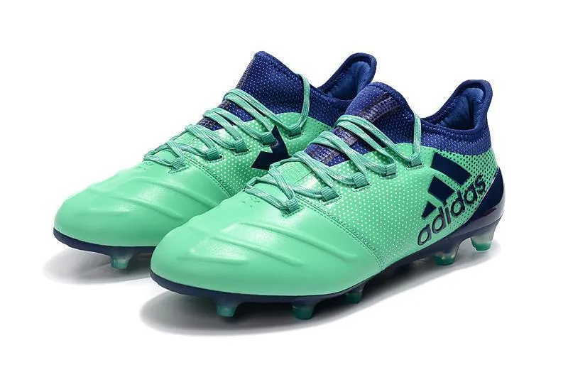 Mid Foot Speed Reaction New Adidas X Series Life Color Matching FG Soccer Cleats Shoes Green Blue