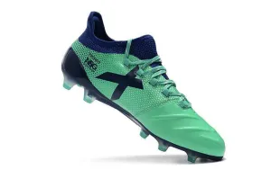 New Adidas X Series Life Color Matching FG Soccer Cleats Shoes Green Blue Reaction Time