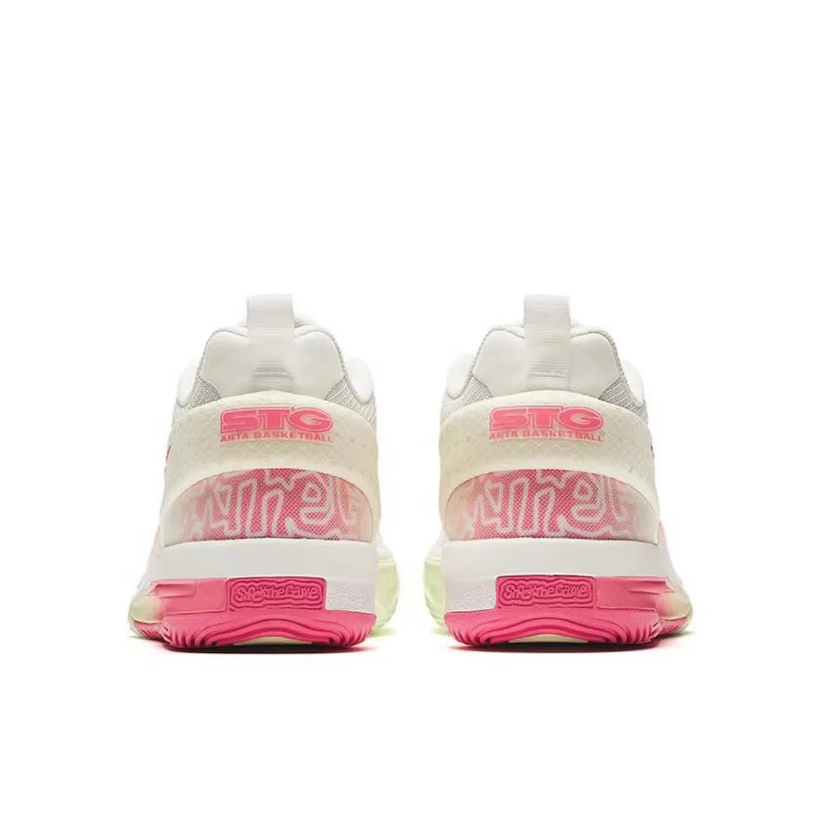 Anta Scalplet 1.0 - White/Pink removable insoles Maximum Agility