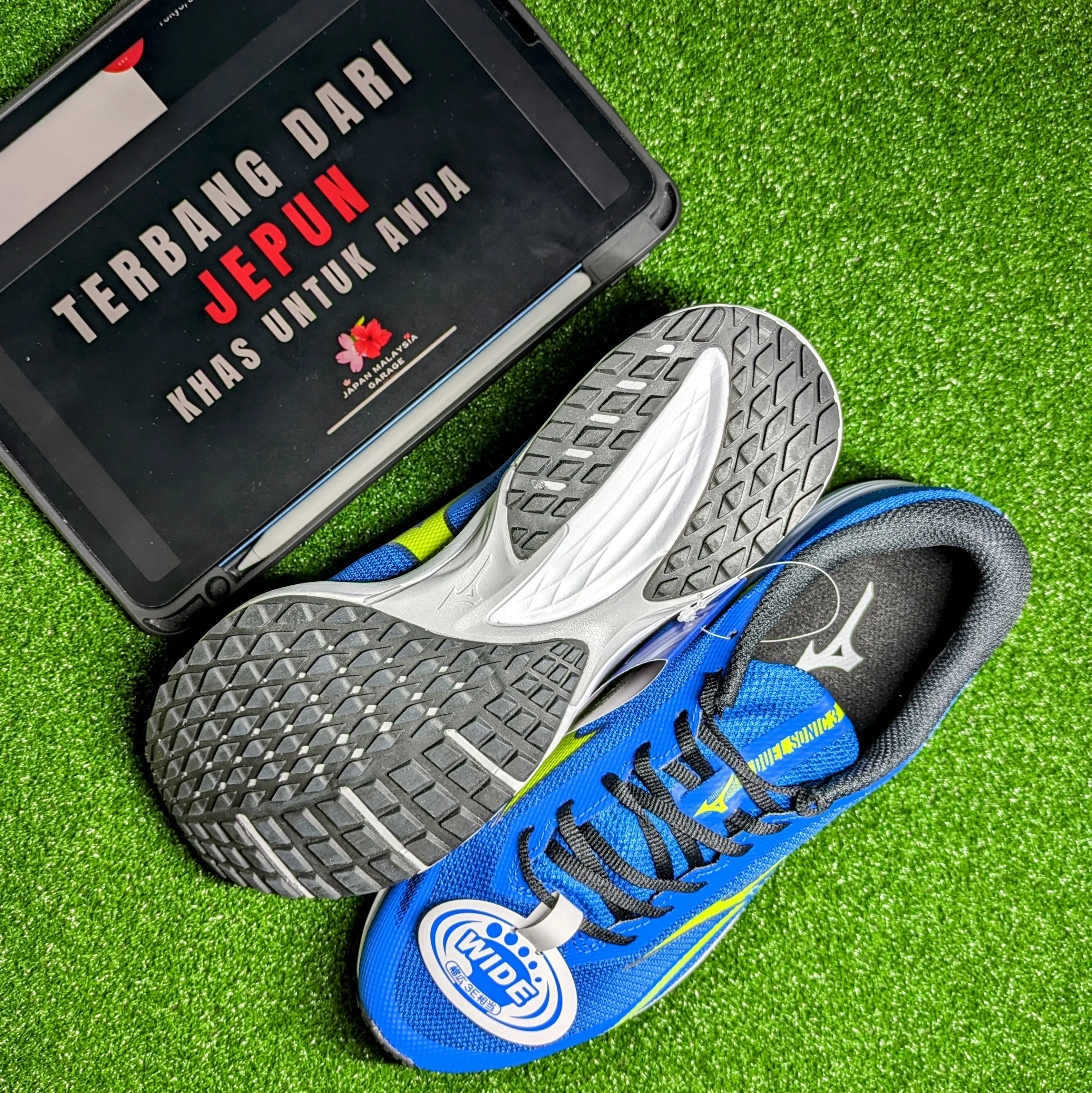 Match Path Mizuno Duel Sonic 3 Wide(Blue)