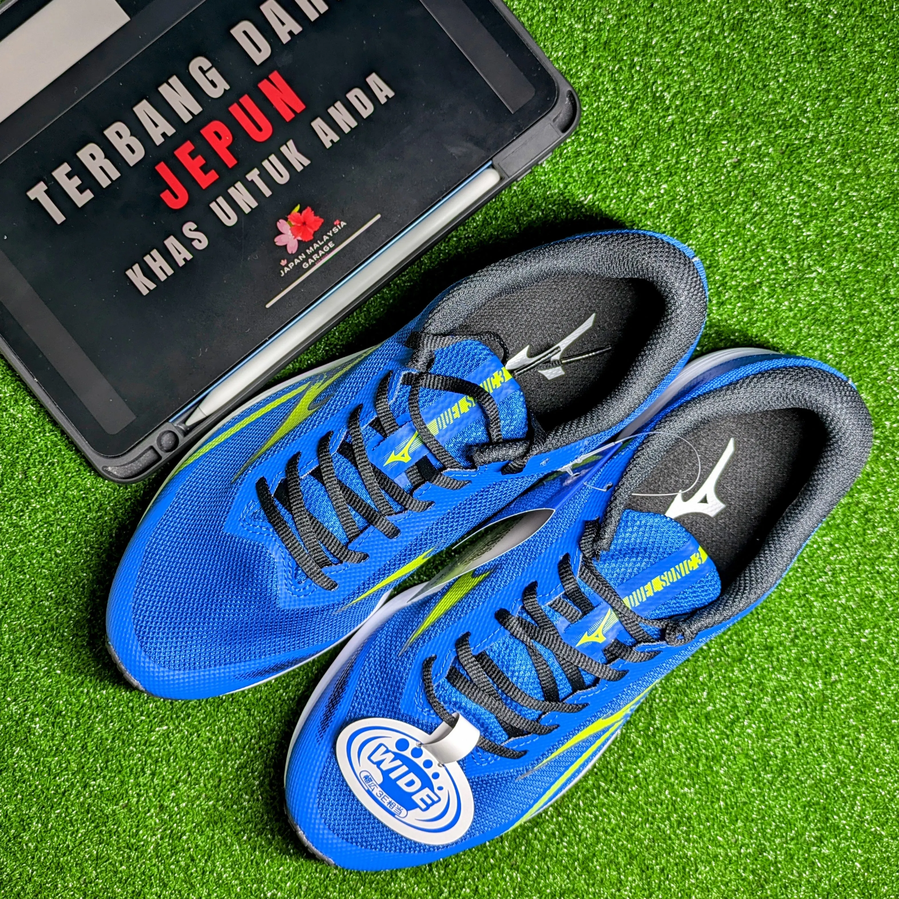 Mizuno Duel Sonic 3 Wide(Blue) Edge Control Team Zone