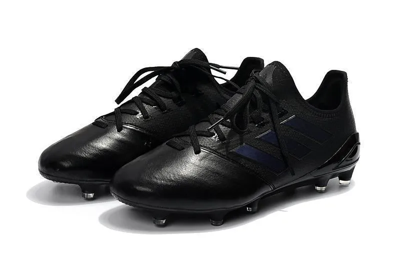 Adidas ACE Series FG Soccer Cleats Leather Black Ground Game