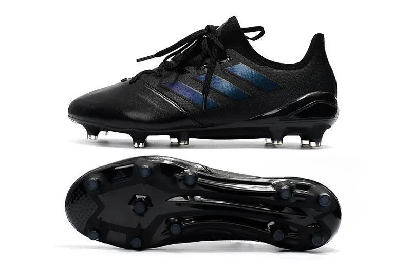 Adidas ACE Series FG Soccer Cleats Leather Black Support Cage Game Momentum