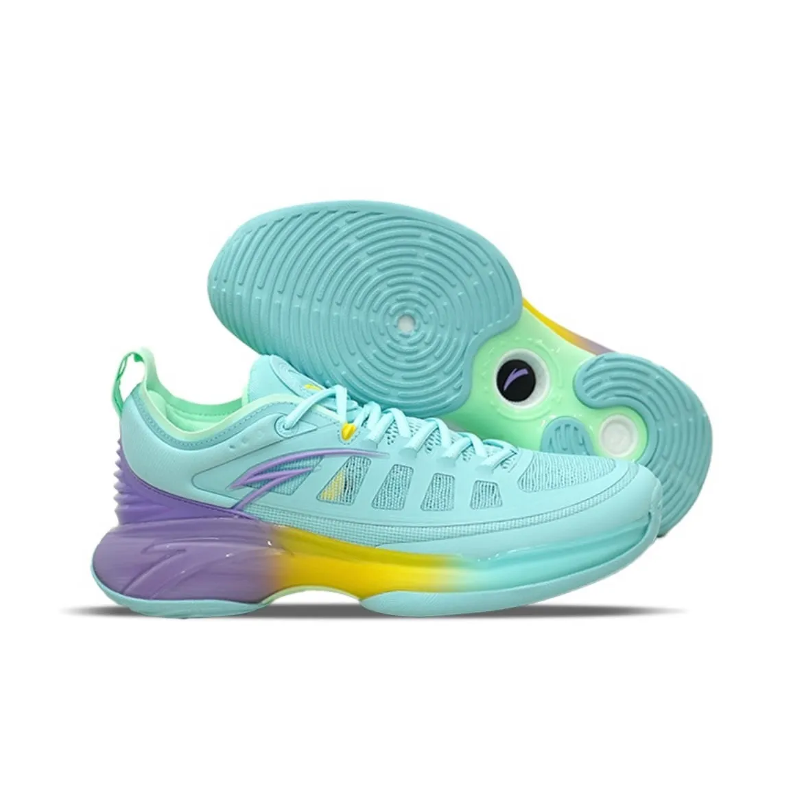Anta Z-UP1 Low All Round - Blue/Purple Dual Density Collar Foam