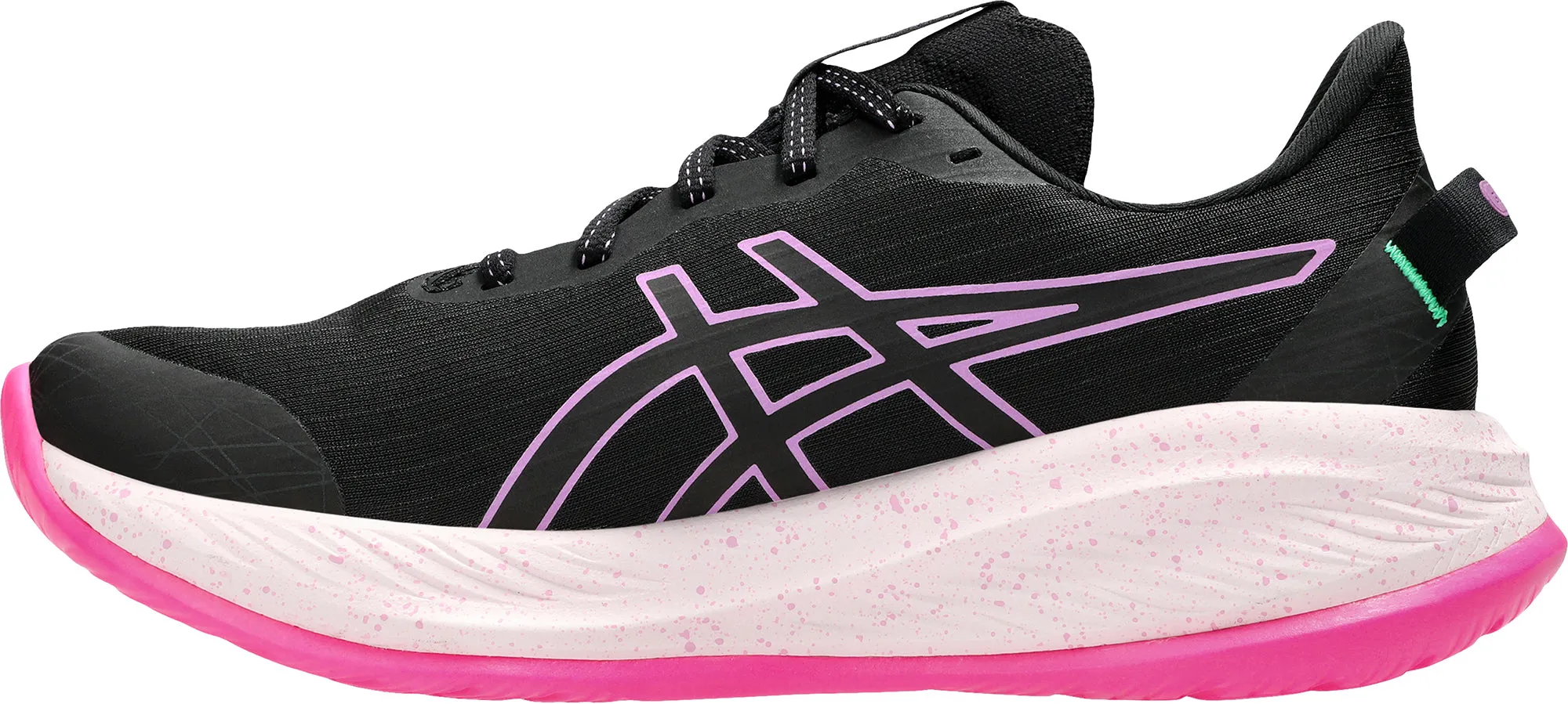 ergonomic running shoes running in groups Asics Gel Cumulus 26 Lite-Show Womens Running Shoes - Black
