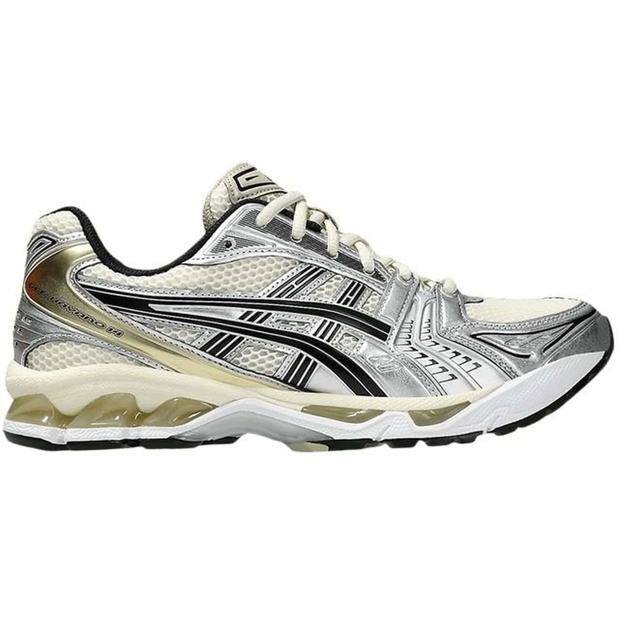 core training running wear ASICS Gel-Kayano 14 Birch Pure Silver