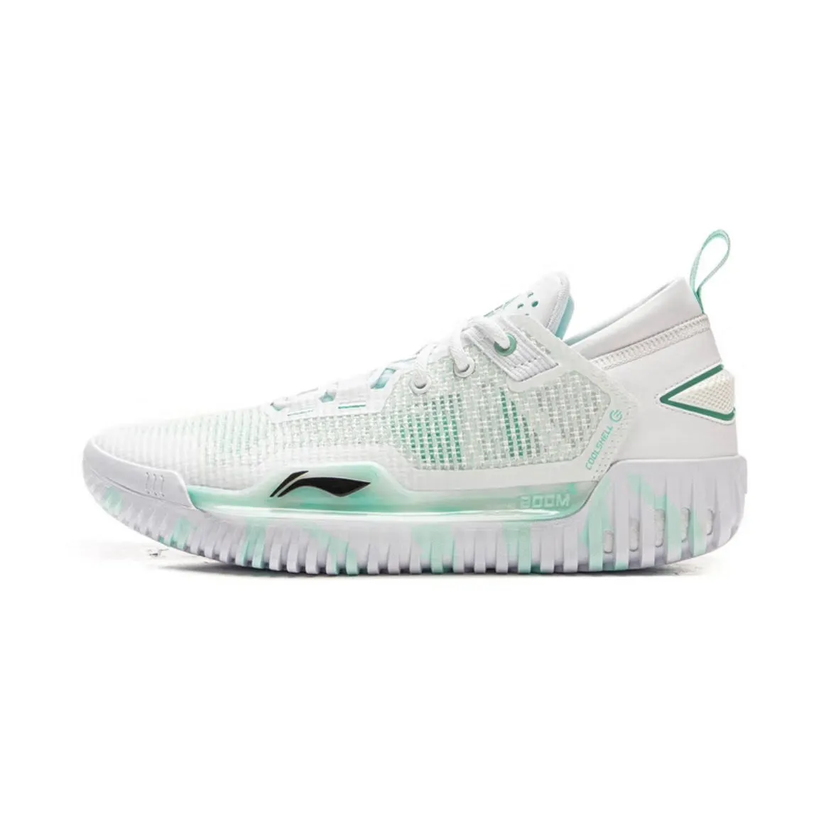 Advanced Impact Protection Foot Hugging Fit R.J. Hampton x Li-Ning Badfive 3 Low - White/Green