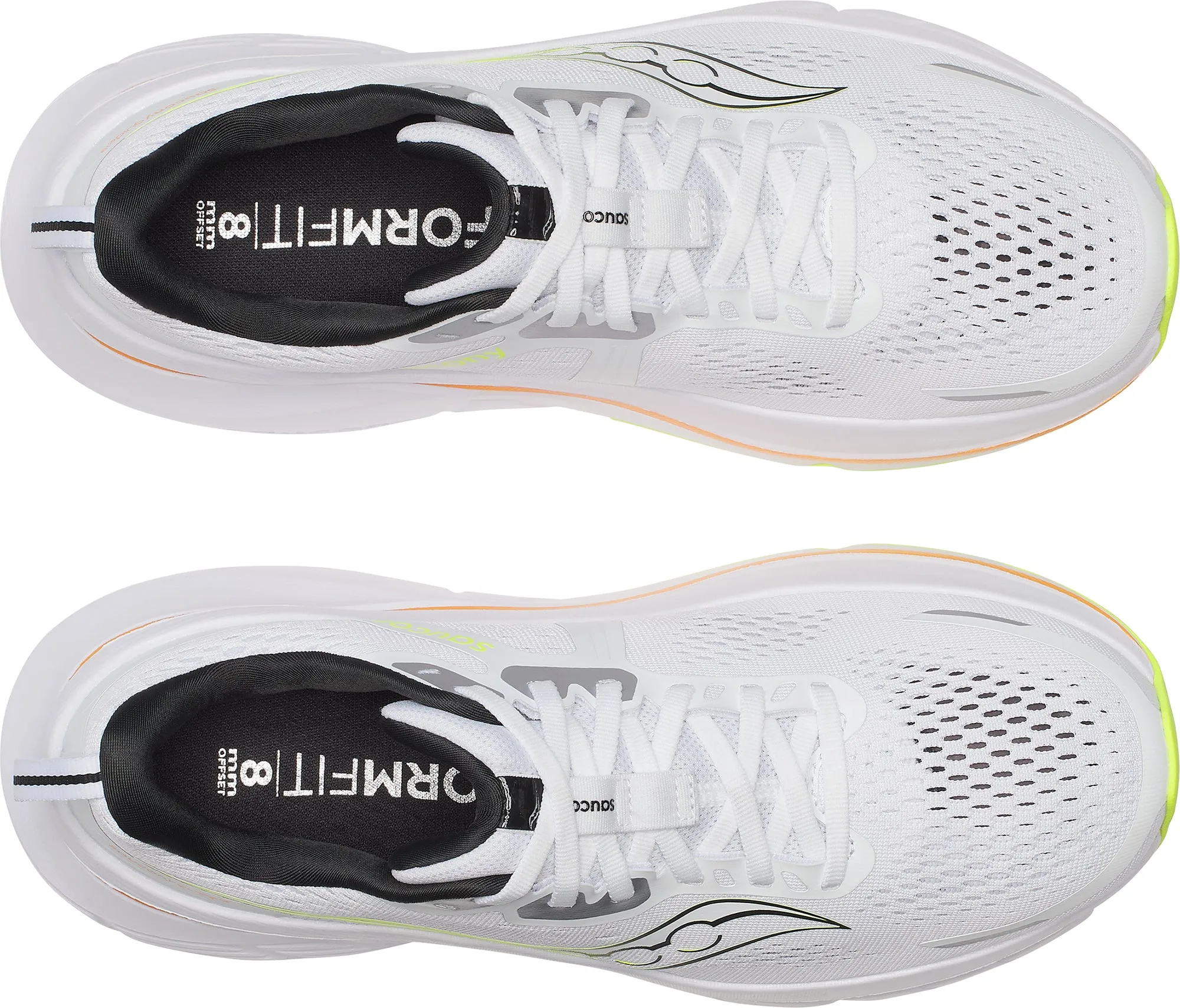 Saucony Guide 18 Mens Running Shoes - White adventure - themed shoes Ankle Lock System