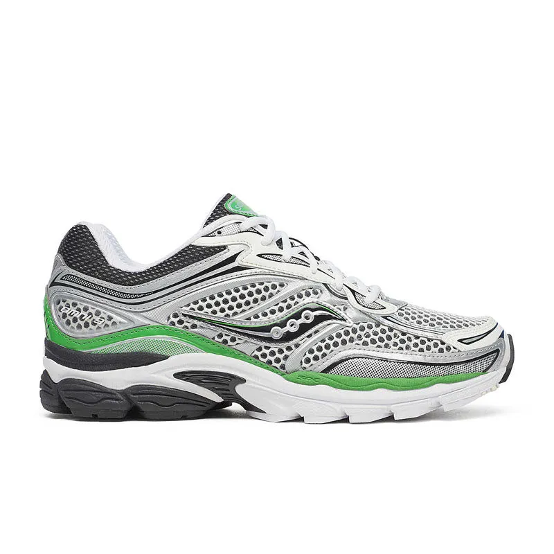 Saucony ProGrid Omni 9 Silver | Green S70739-17 straight - away track running shoes