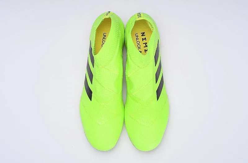 Tactical Control New Adidas Nemeziz 18  FG Soccer Cleats Shoes Green Black