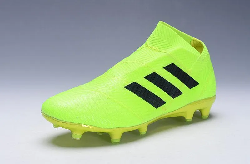 Dynamic Speed New Adidas Nemeziz 18  FG Soccer Cleats Shoes Green Black
