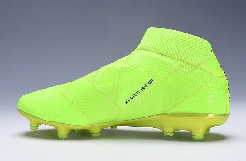 New Adidas Nemeziz 18  FG Soccer Cleats Shoes Green Black All surface Team Sport