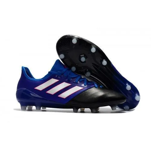 Adidas ACE 17.1 Primeknit Soccer Cleats Black Blue White Pink Core Traction
