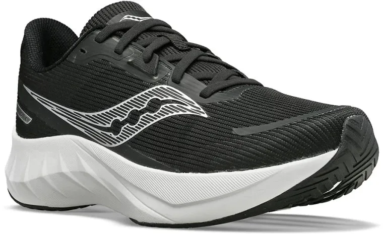 Saucony Tide 2 Womens Running Shoes - Black padded - tongue athletic footwear for running