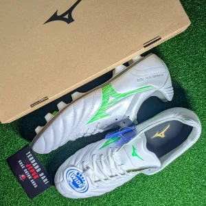 Winning Mindset Foot Energy Mizuno Monarcida Neo 3 Wide Elite(White/Green)