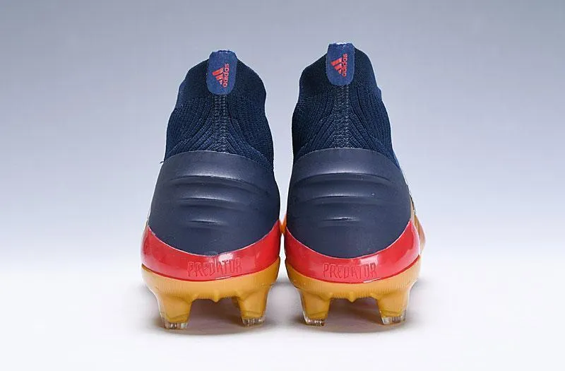 New Adidas Predator 19.1 FG Soccer Cleats Shoes Orange Blue Insole Grip Hard Ground
