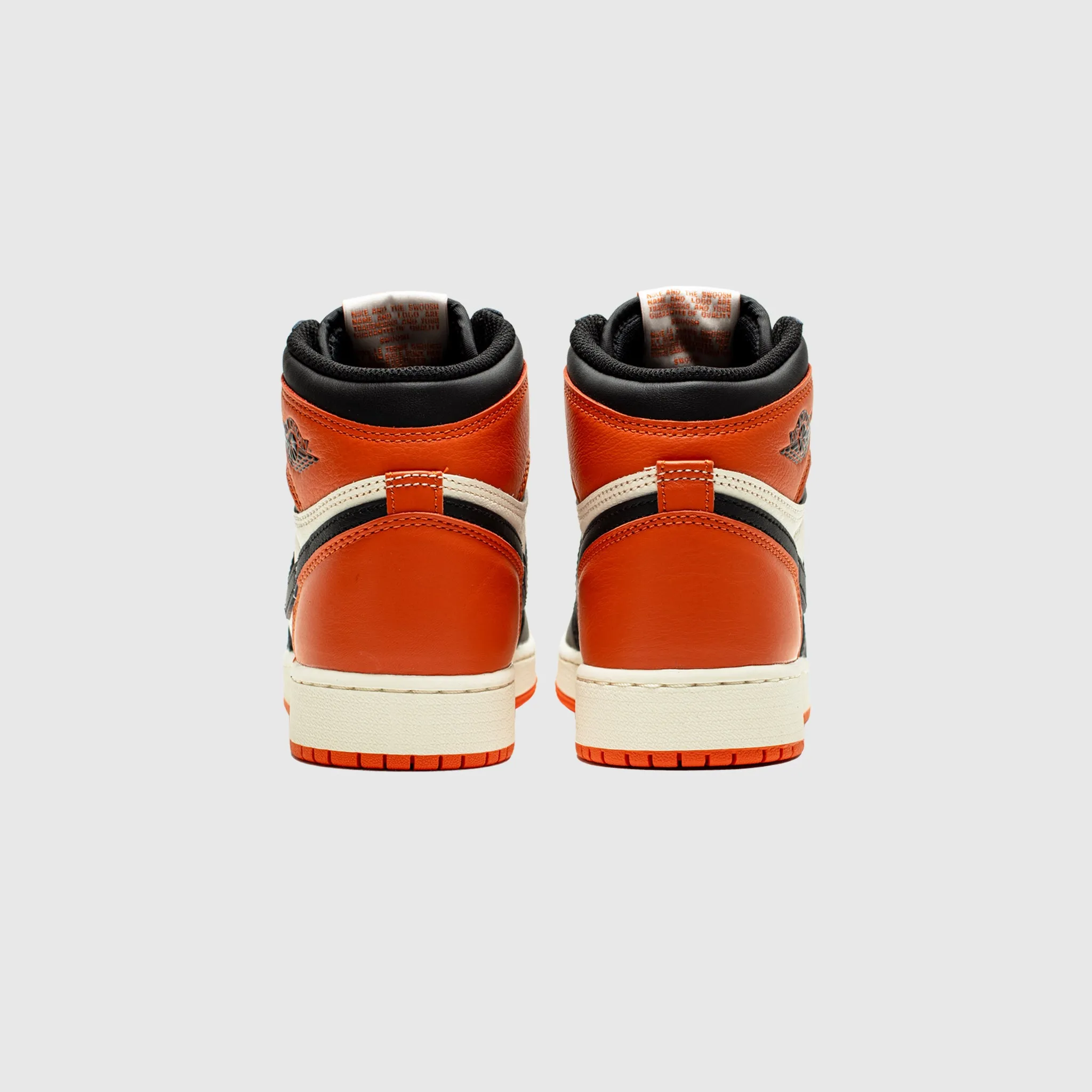 AIR JORDAN 1 HIGH OG (GS) "SHATTERED BACKBOARD" Waterproof Outdoor Travel Stone Gray