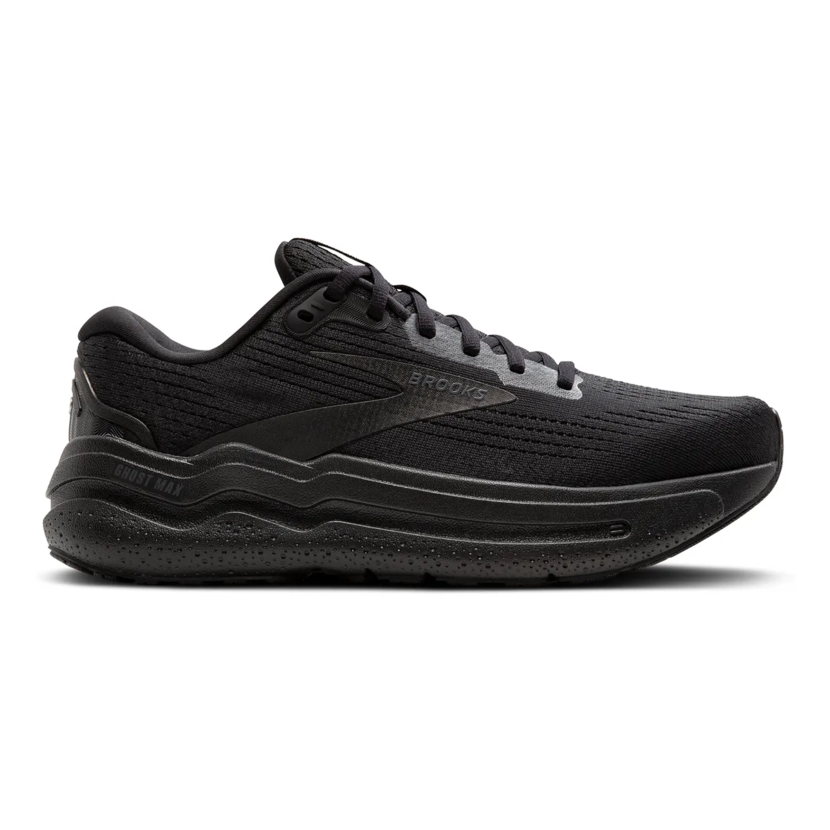 Reinforced toe box high - visibility - safety shoes Brooks Ghost Max 2 - Black - Black - Ebony