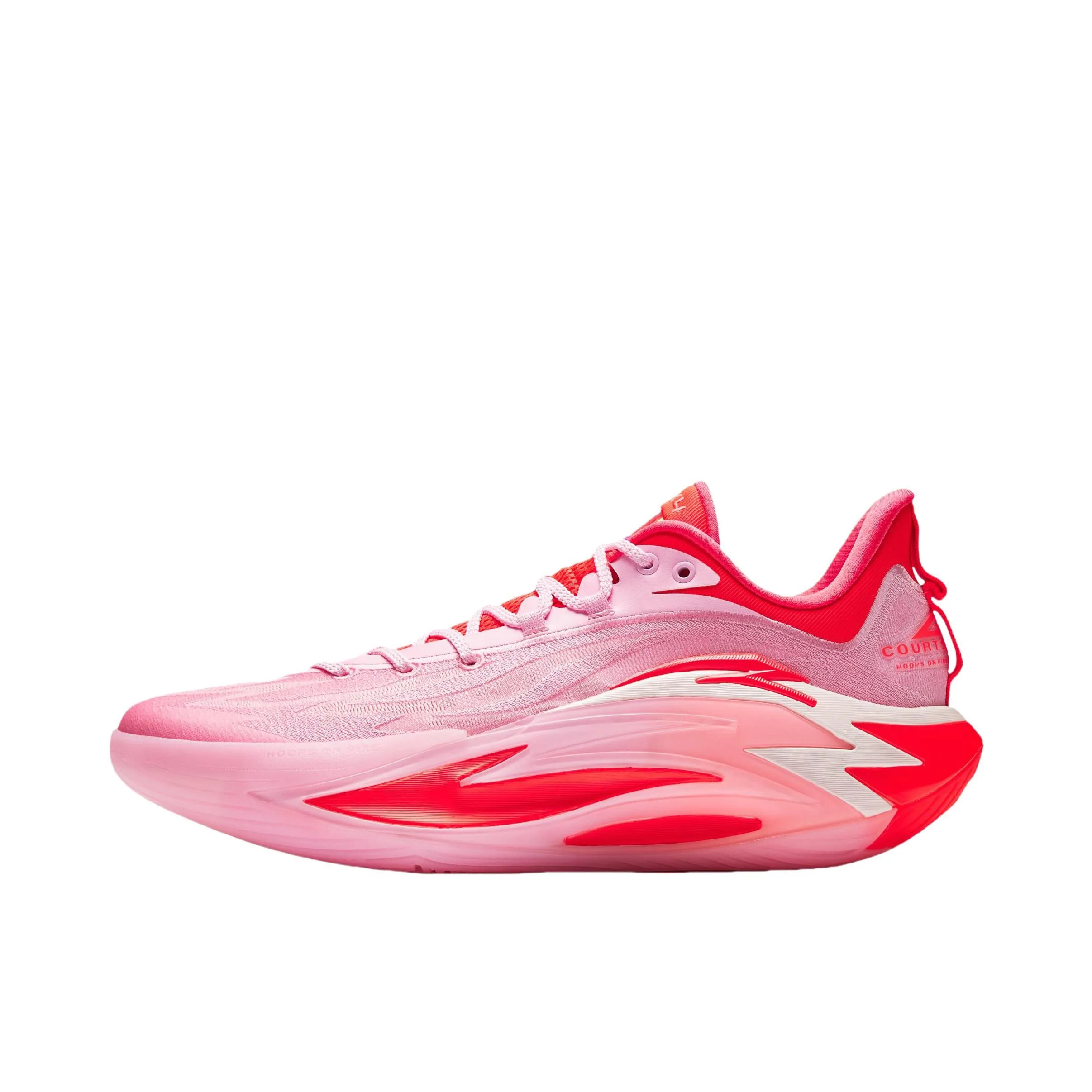 Anta Shock Wave 7 Pro - Pink Flame Composite Upper Material High Speed