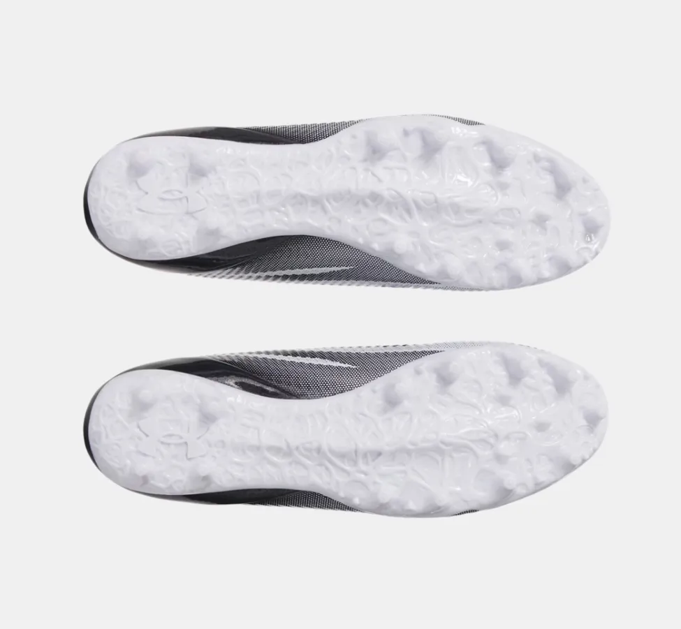 Soft Collar Lining Greek Ease Under Armour Blur Select Football Cleats | Black
