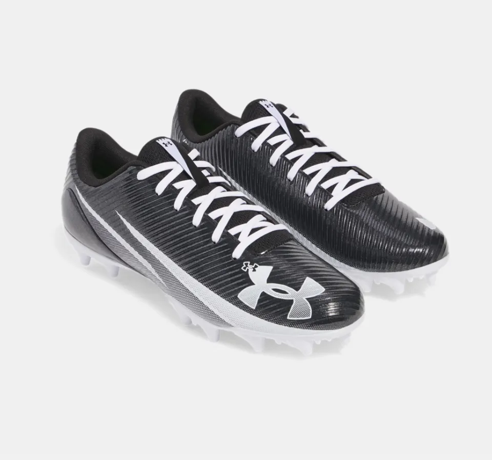 Roomy Toe Box Couple Pair Under Armour Blur Select Football Cleats | Black