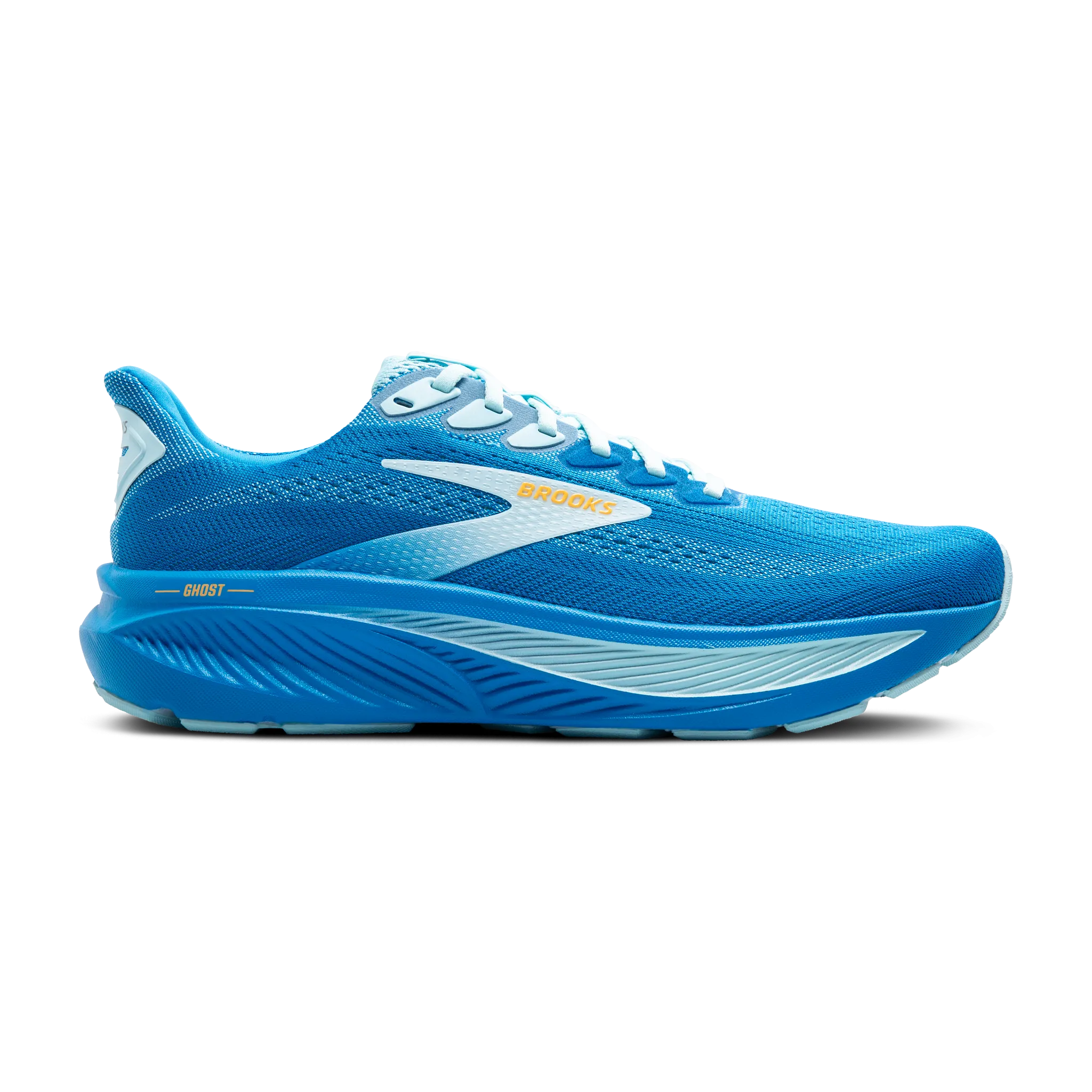 Men's Ghost 17 supination - correcting shoes running in a cantilever bridge area shoes