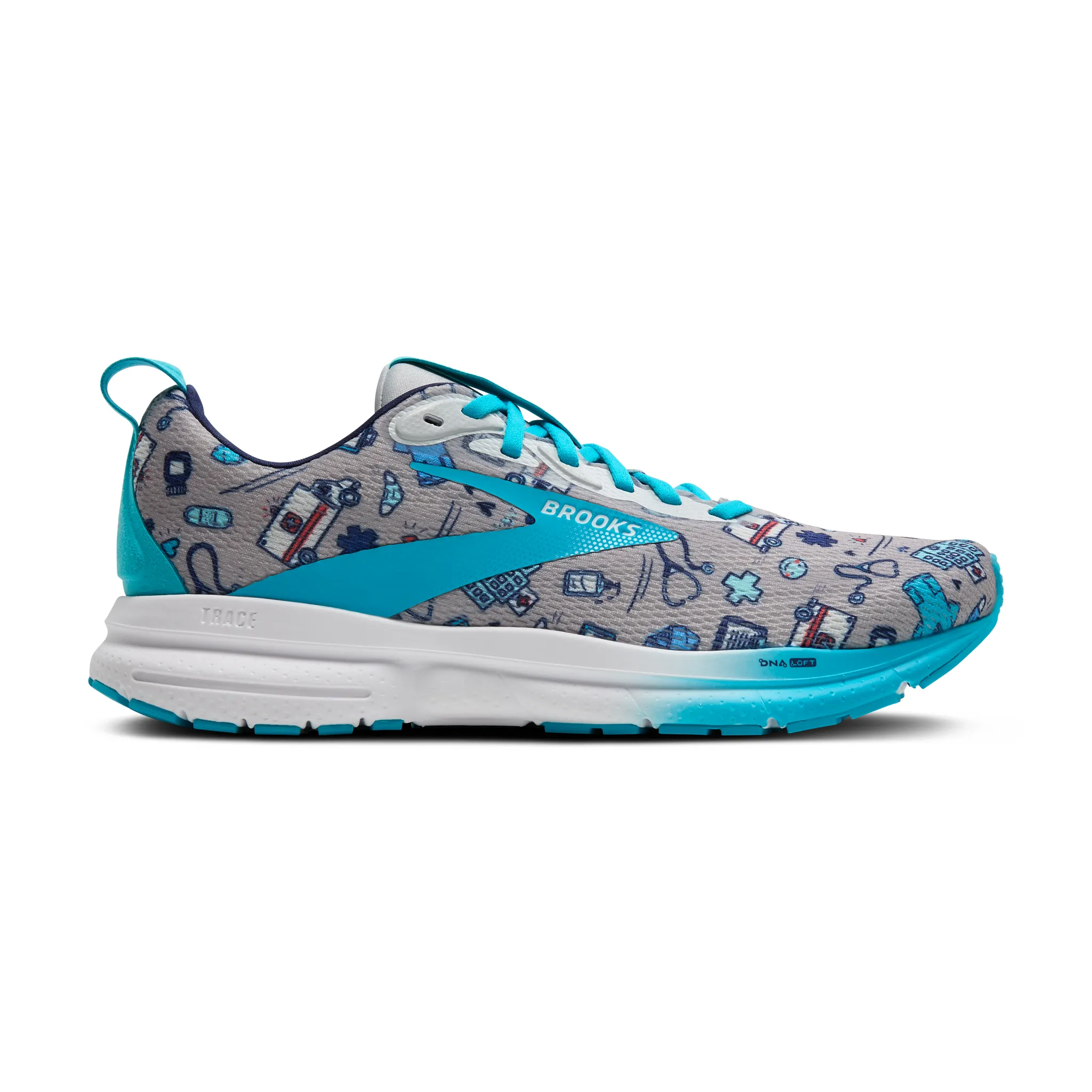 Women's Trace 4 Torque Reduction running in a bike lane area shoes
