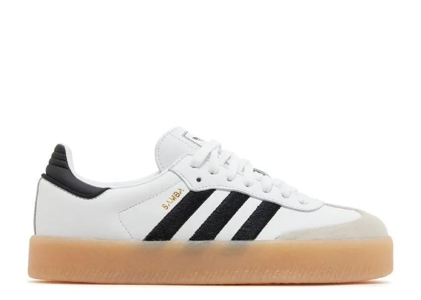 Adidas Sambae White Black Gum Fall Outfit Rain Jog