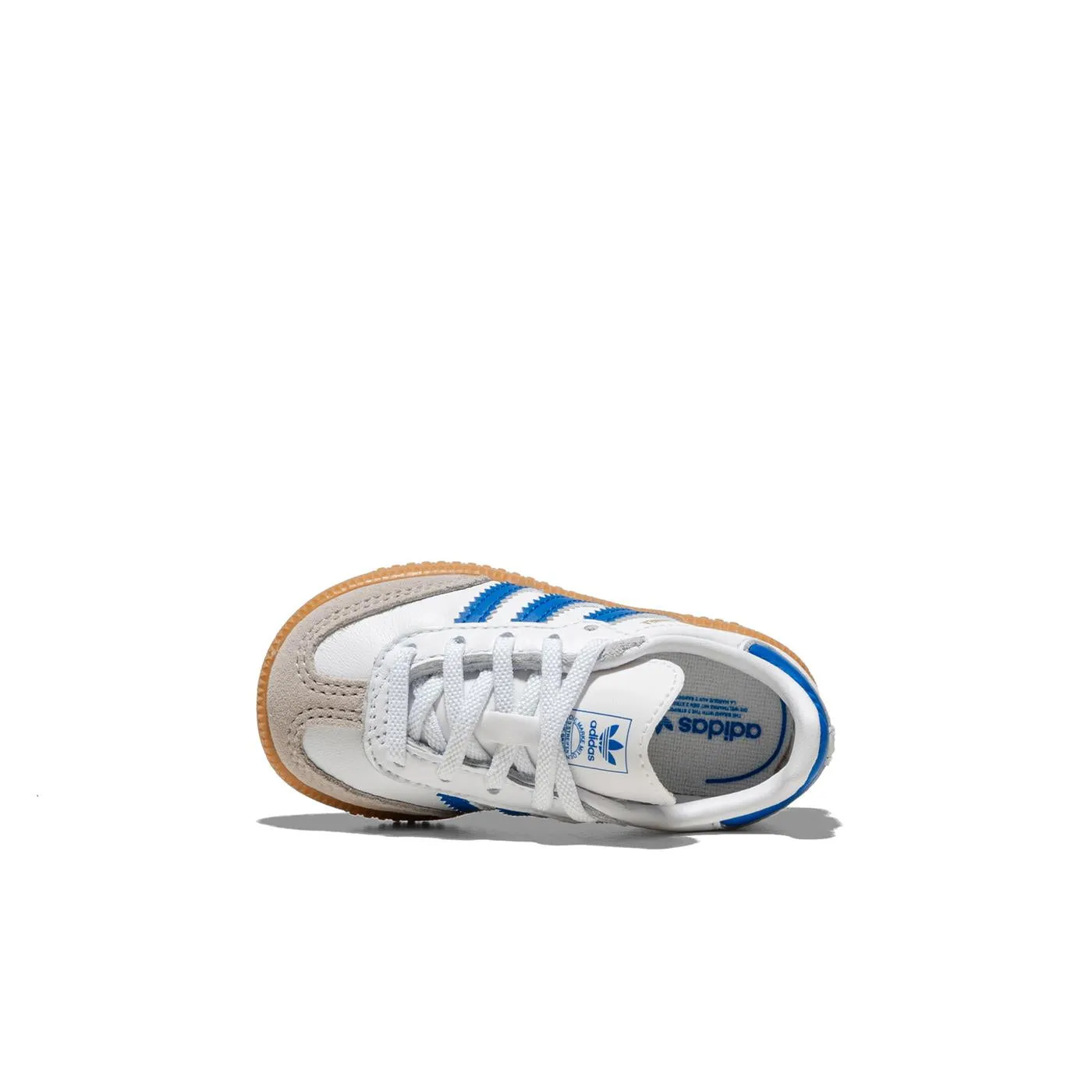 Adidas Originals Samba OG EL I Ftwr White/Blue/Gum Subtle colors Light Look