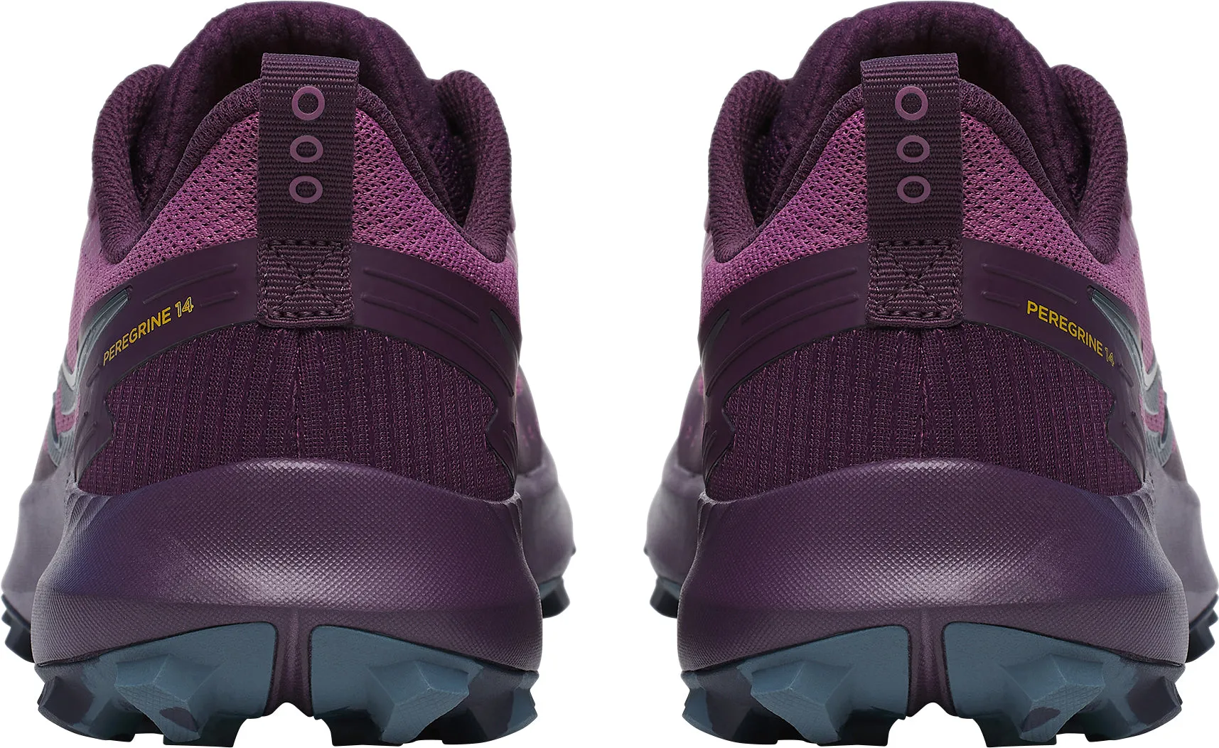 Warm Up Saucony Peregrine 14 Womens Trail Running Shoes - Purple
