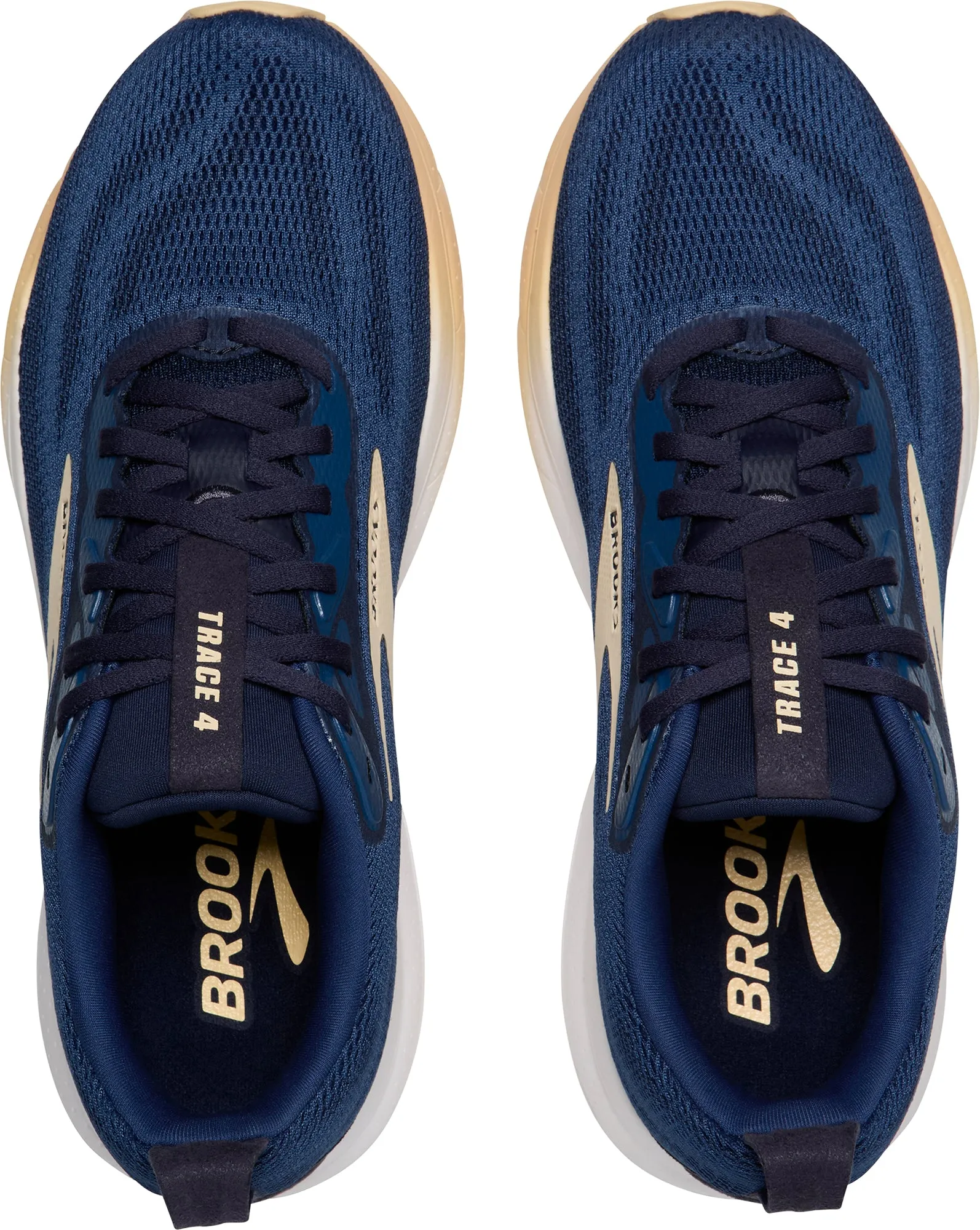 easy - to - store shoe advantage Brooks Trace 4 Womens Running Shoes - Blue