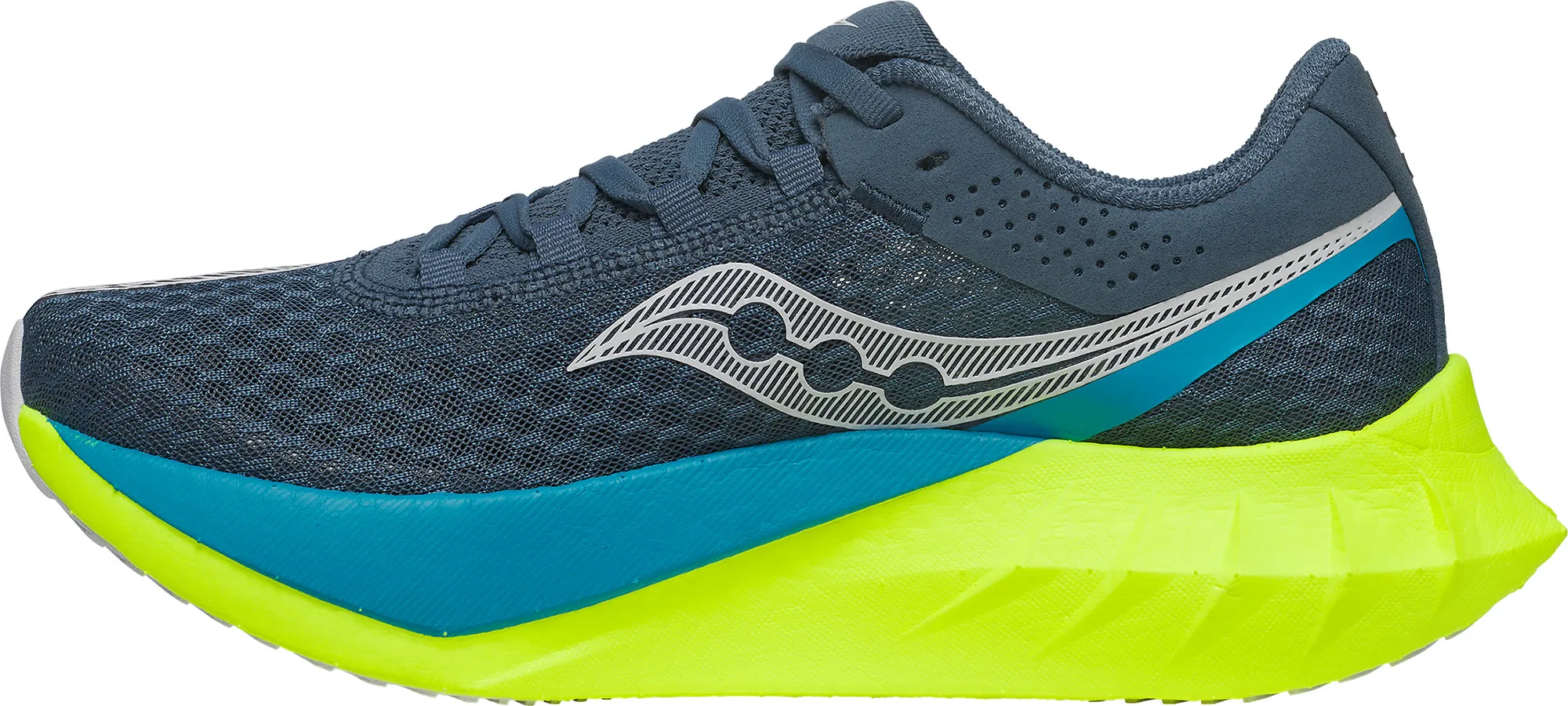 running on concrete Variable Lugs Saucony Endorphin Pro 4 Womens Running Shoes - Navy