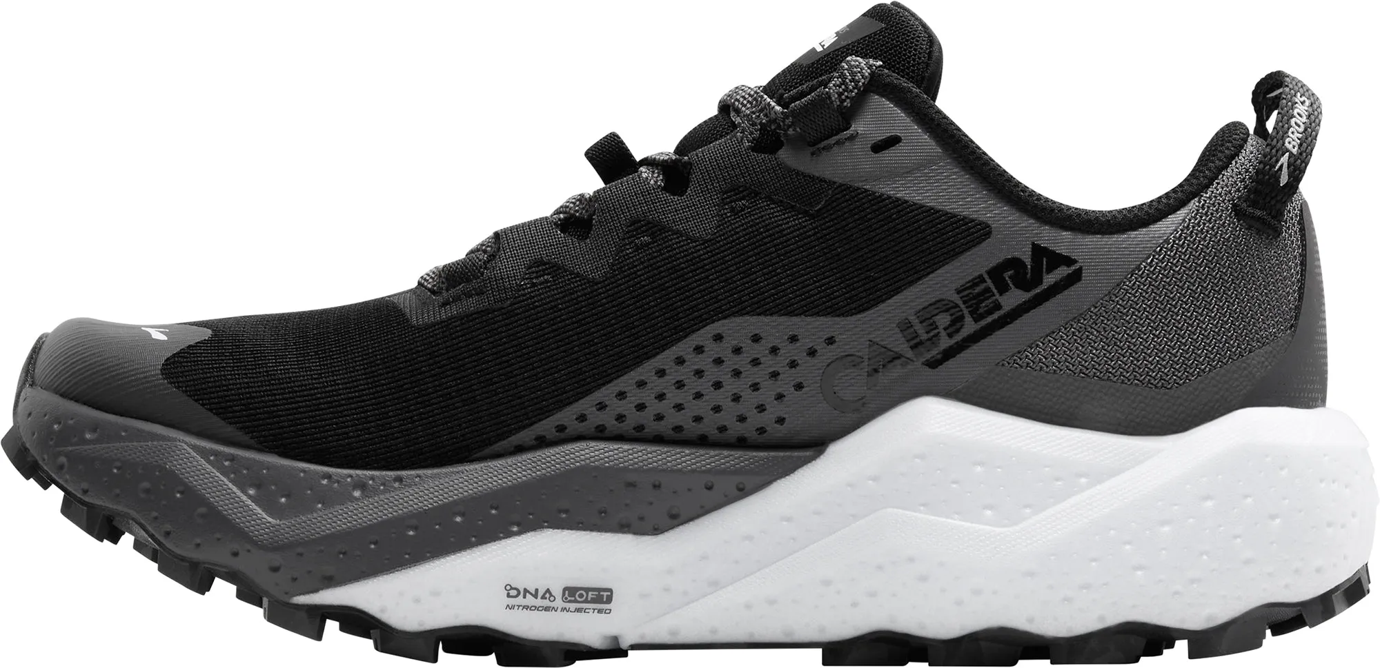 modern - style Brooks Caldera 8 Womens Trail Running Shoes - Black