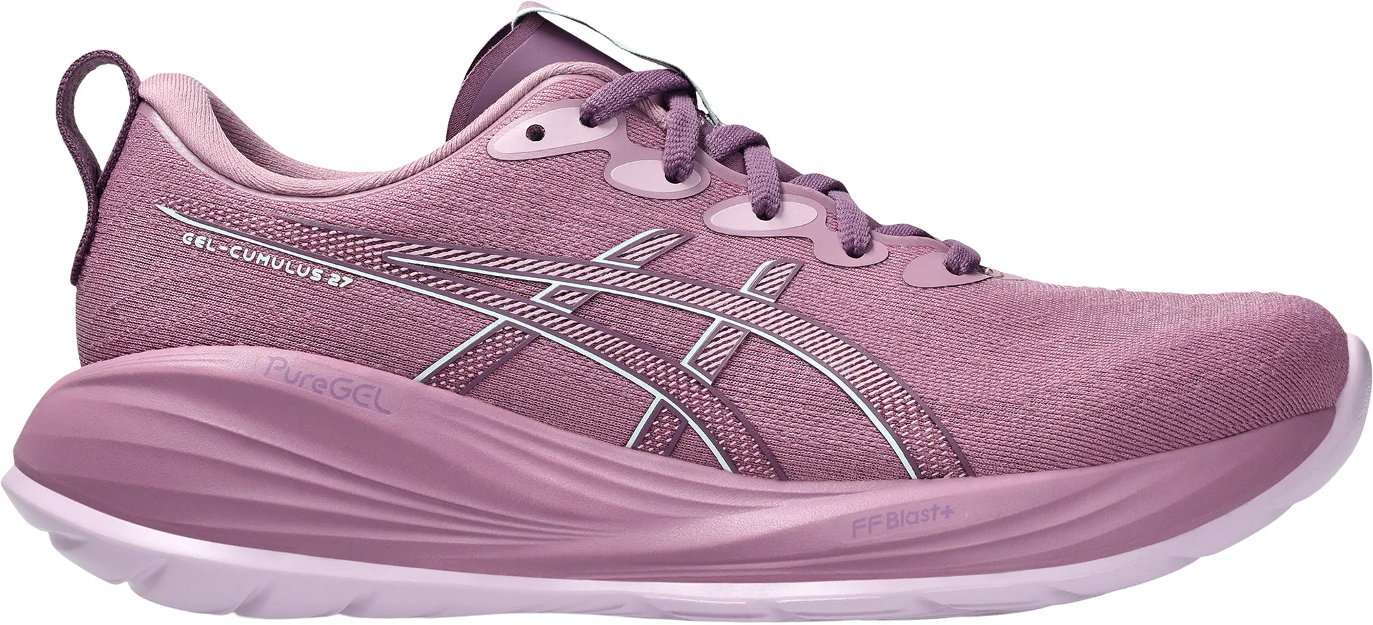 removable - insole - convenience shoes handball shoes Asics Gel Cumulus 27 Womens Running Shoes - Purple