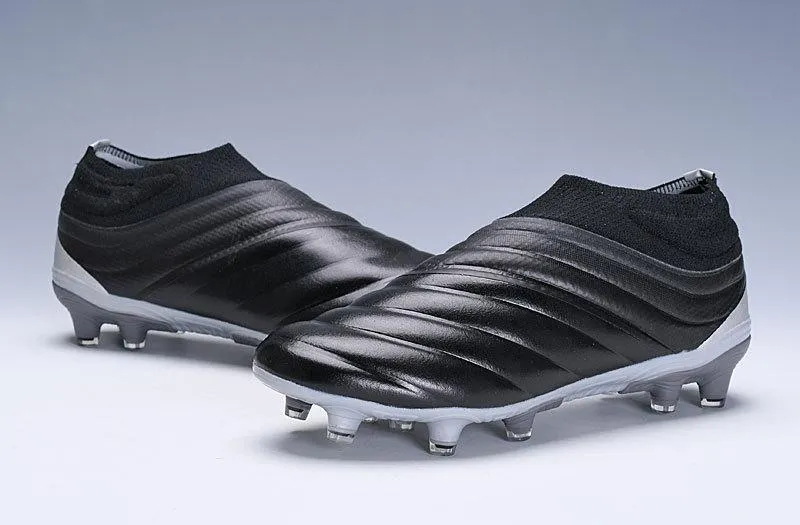 Non-Marking Reaction Time New Adidas Copa 19   FG 2019 Soccer Cleats Shoes Black Grey