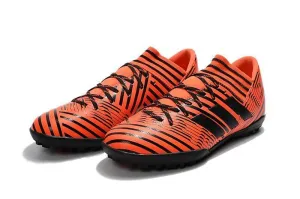 Quick Flex New Adidas Nemeziz Series TF Flame Soccer Cleats Shoes Orange Black
