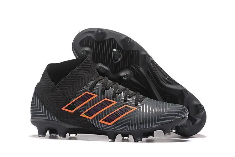 New Adidas Nemeziz 18.1 FG Soccer Cleats Shoes Black Orange Green Skill Boost Sprint Start