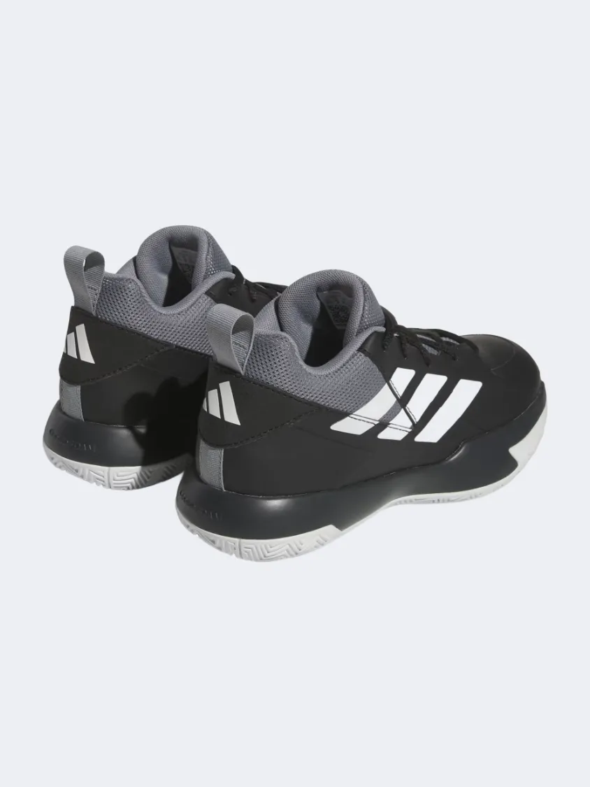 Adidas Cross Em Up Select Gs Basketball Shoes Black/White/Grey Cool Tone