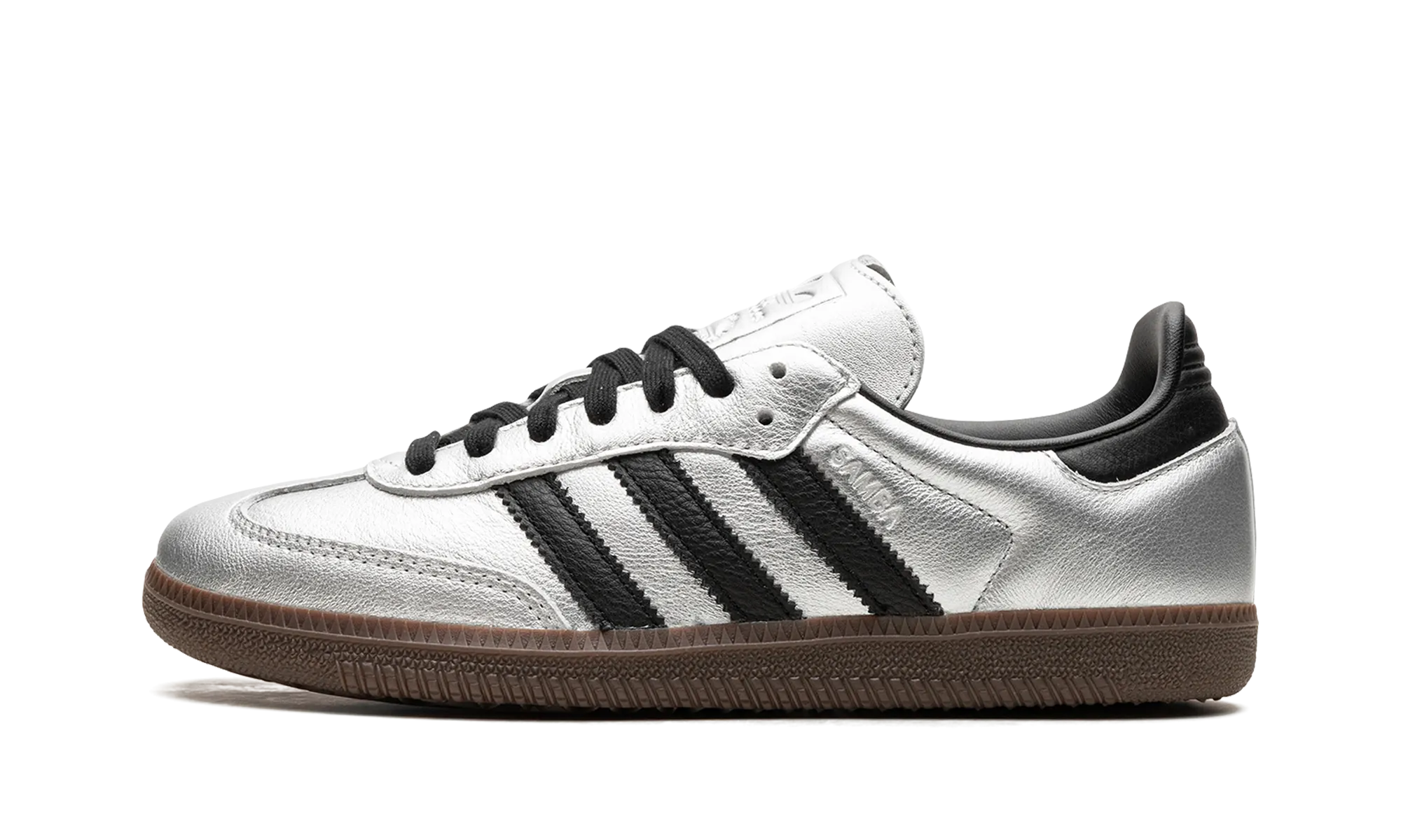 Multi Layer Insole Elastic Cuff Samba OG WMNS "Silver Metallic Black Gum"