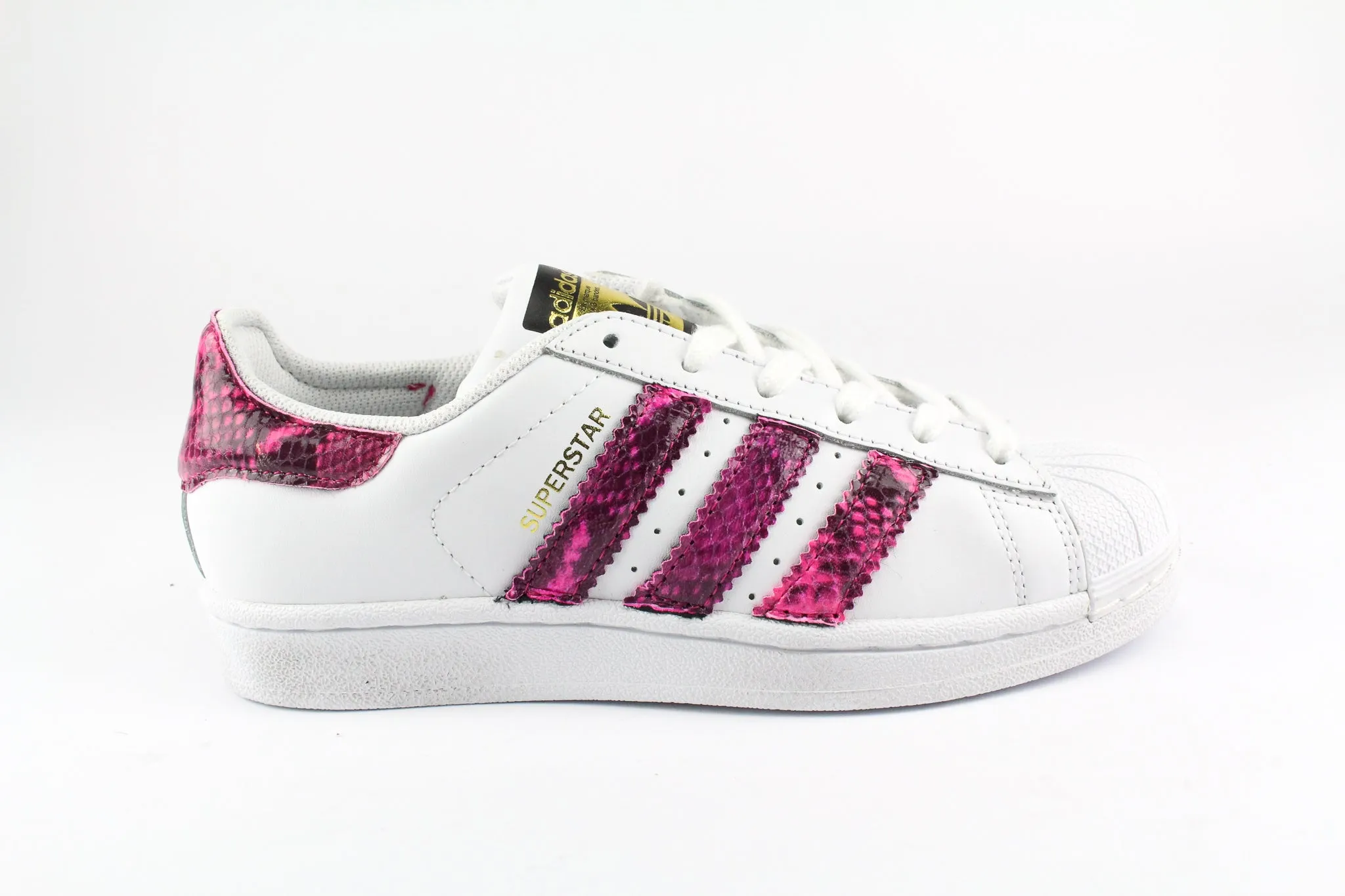 Sandals Everyday Wear Adidas Superstar Pitone Pink Fluo