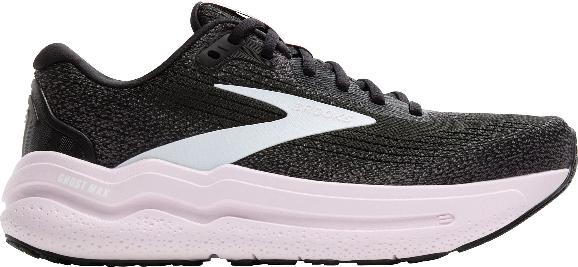 Brooks Ghost Max 2 Womens Running Shoes - Black Hydrodynamic All-Terrain Flexibility