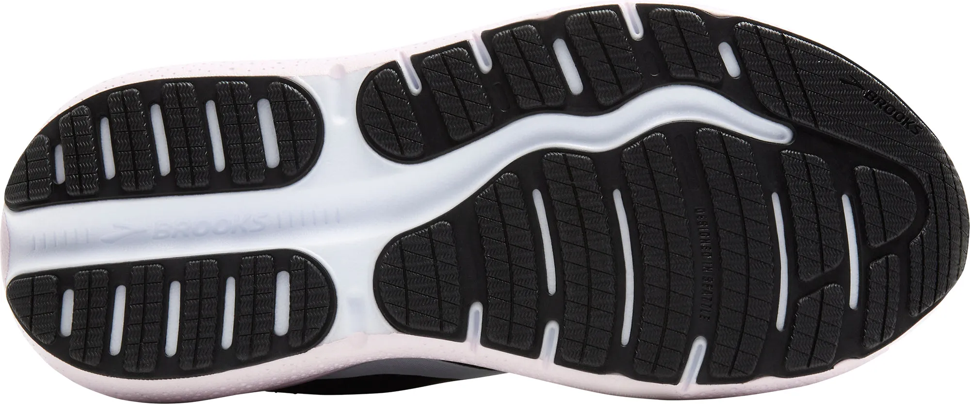 MoldedMidfoot Brooks Ghost Max 2 Womens Running Shoes - Black