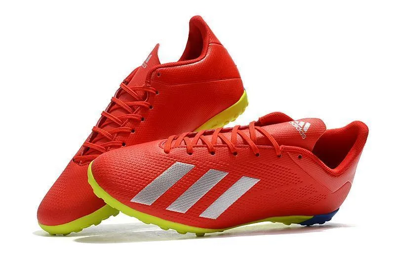 New Adidas Predator Accelerator TF Soccer Cleats Shoes Red White Green sports training