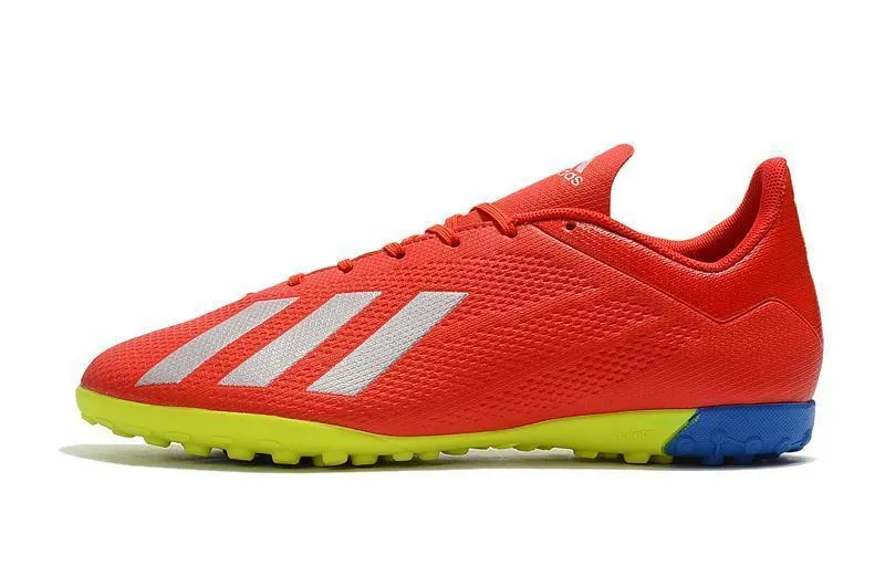 Side Lock Reduced Weight New Adidas Predator Accelerator TF Soccer Cleats Shoes Red White Green
