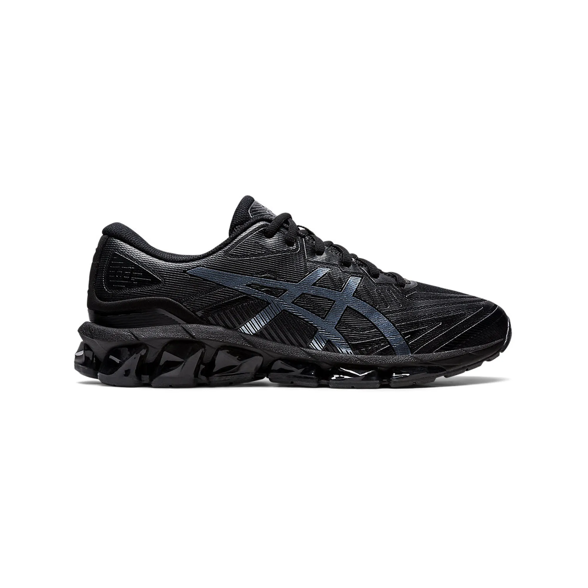 white shoes Compression Web Plate ASICS Gel Quantum 360 VII 'Black / Black'