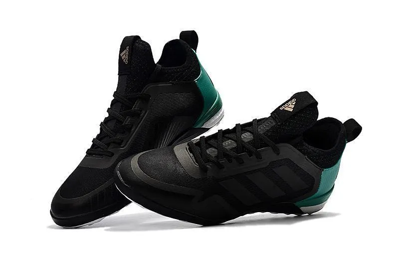 Training Partner Stability Boost Adidas ACE TF Soccer Cleats Shoes Black Green White